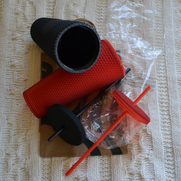 NWT Starbucks Black and Red Matte Tumblers 2021 - Picture 5 of 6
